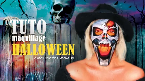 Réalisez un maquillage Halloween facile avec Colombe Make Up